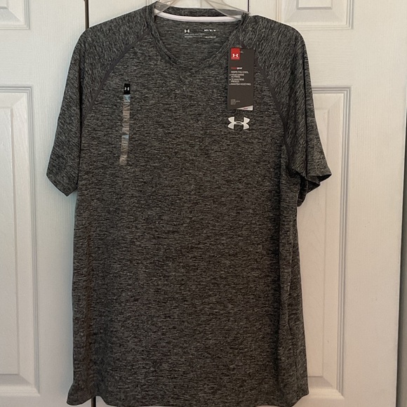 Under Armour Other - Under Armour Men's Charcoal Heat Gear Tee Med NWT